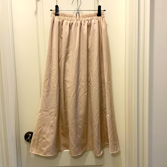 dazy cream colored midi skirt - Picture 2 of 8